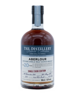 Aberlour 20 Year Old Whisky 2nd Fill Butt Single Cask 2019 52%